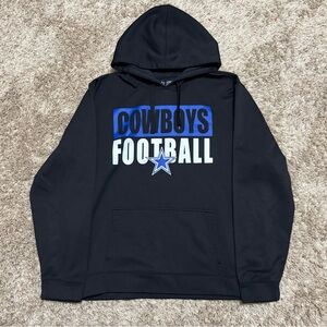 Dallas Cowboys Authentic black & blue hoodie Size XL